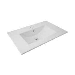 Раковина Qtap Albatross 700х460х180 White без донного клапана QT01113070CW