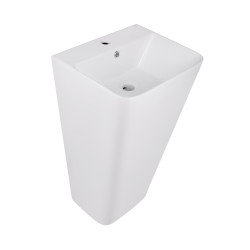 Раковина для підлоги моноблок Qtap Tern 440х380х830mm White QT1711G302WN